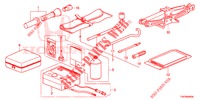 WERKZEUGE/WAGENHEBER  für Honda CIVIC 1.8 EXECUTIVE TUNER LESS 5 Türen 5 gang automatikgetriebe 2013
