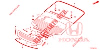 WINDSCHUTZSCHEIBE, VORNE/ HECKFENSTER  für Honda CIVIC 1.8 EXECUTIVE TUNER LESS 5 Türen 5 gang automatikgetriebe 2013