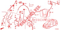 WINDSCHUTZSCHEIBENWASCHER (2D)  für Honda CIVIC 1.8 EXECUTIVE TUNER LESS 5 Türen 5 gang automatikgetriebe 2013