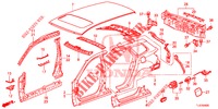 AUSSENBLECHE/TAFEL, HINTEN  für Honda ACCORD TOURER 2.0 EXECUTIVE 5 Türen 6 gang-Schaltgetriebe 2015