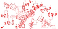 EINPARKSENSOR  für Honda ACCORD TOURER 2.0 EXECUTIVE 5 Türen 6 gang-Schaltgetriebe 2015