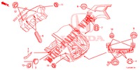 GUMMITUELLE (ARRIERE) für Honda ACCORD TOURER 2.0 EXECUTIVE 5 Türen 6 gang-Schaltgetriebe 2015