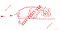 GUMMITUELLE (LATERAL) für Honda ACCORD TOURER 2.0 EXECUTIVE 5 Türen 6 gang-Schaltgetriebe 2015
