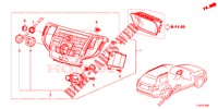 MITTLERES MODUL (NAVIGATION) für Honda ACCORD TOURER 2.0 EXECUTIVE 5 Türen 6 gang-Schaltgetriebe 2015