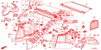 SEITENWANDVERKLEIDUNG(2D)  für Honda ACCORD TOURER 2.0 EXECUTIVE 5 Türen 6 gang-Schaltgetriebe 2015