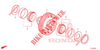 DIFFERENTIAL (DIESEL) für Honda ACCORD TOURER 2.0 S 5 Türen 6 gang-Schaltgetriebe 2015