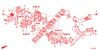 EGR STEUERVENTIL (DIESEL) für Honda ACCORD TOURER 2.0 S 5 Türen 6 gang-Schaltgetriebe 2015