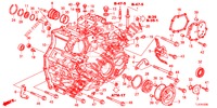GETRIEBEGEHAEUSE (DIESEL) für Honda ACCORD TOURER 2.0 S 5 Türen 6 gang-Schaltgetriebe 2015