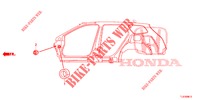 GUMMITUELLE (LATERAL) für Honda ACCORD TOURER 2.0 S 5 Türen 6 gang-Schaltgetriebe 2015