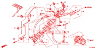 KLIMAANLAGE (FLEXIBLES/TUYAUX) (2.0L) (LH) für Honda ACCORD TOURER 2.0 S 5 Türen 6 gang-Schaltgetriebe 2015