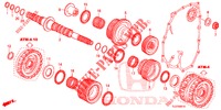 SEKUNDAERWELLE  für Honda ACCORD TOURER 2.0 S 5 Türen 6 gang-Schaltgetriebe 2015