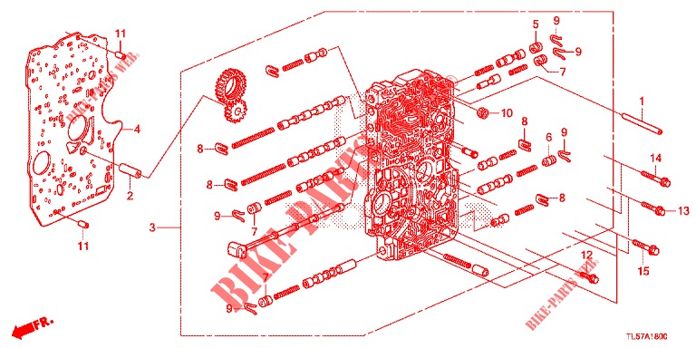 HAUPTVENTIL (DIESEL) für Honda ACCORD TOURER 2.0 S 5 Türen 6 gang-Schaltgetriebe 2015