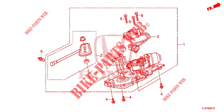 HECKKLAPPENMOTOR  für Honda ACCORD TOURER 2.0 S 5 Türen 6 gang-Schaltgetriebe 2015