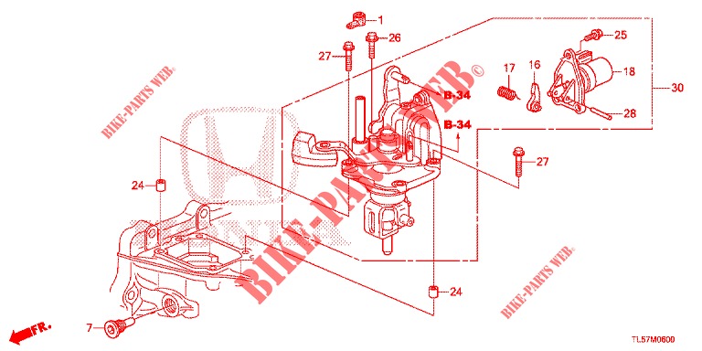 SCHALTSTANGE/SCHALTARM  für Honda ACCORD TOURER 2.0 S 5 Türen 6 gang-Schaltgetriebe 2015