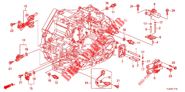 SENSOR/SOLENOID (DIESEL) für Honda ACCORD TOURER 2.0 S 5 Türen 6 gang-Schaltgetriebe 2015