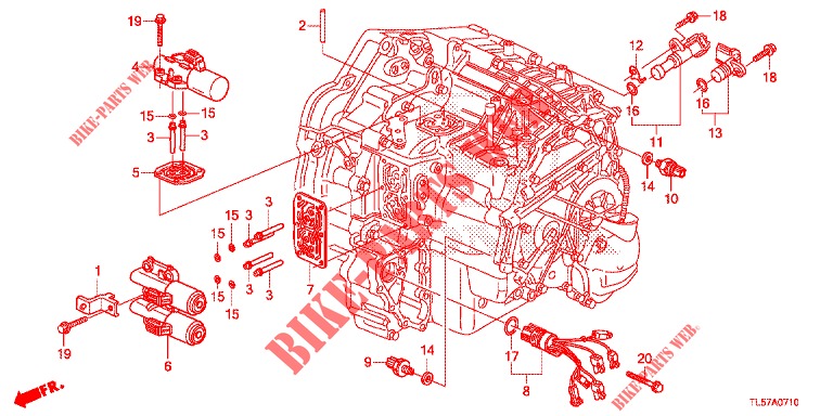 SPUELREGLER MAGNETVENTIL VENTIL('94,'95)  für Honda ACCORD TOURER 2.0 S 5 Türen 6 gang-Schaltgetriebe 2015
