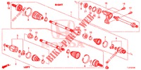 ANTRIEBSWELLE, VORNE/HALBWELLE (2.0L) für Honda ACCORD TOURER 2.0 ELEGANCE 5 Türen 6 gang-Schaltgetriebe 2015