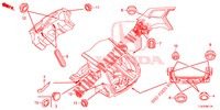 GUMMITUELLE (ARRIERE) für Honda ACCORD TOURER 2.0 ELEGANCE 5 Türen 6 gang-Schaltgetriebe 2015