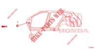 GUMMITUELLE (LATERAL) für Honda ACCORD TOURER 2.0 ELEGANCE 5 Türen 6 gang-Schaltgetriebe 2015