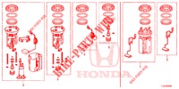 KRAFTSTOFFTANKSATZ, KURZE TEILE  für Honda ACCORD TOURER 2.0 ELEGANCE 5 Türen 6 gang-Schaltgetriebe 2015