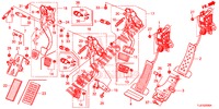PEDAL (LH) für Honda ACCORD TOURER 2.0 ELEGANCE 5 Türen 6 gang-Schaltgetriebe 2015