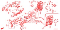 TUERSCHLOESSER, HINTEN/AEUSSERER GRIFF  für Honda ACCORD TOURER 2.0 ELEGANCE 5 Türen 6 gang-Schaltgetriebe 2015