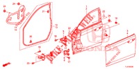 TUERTAFELN, VORNE(2D)  für Honda ACCORD TOURER 2.0 ELEGANCE 5 Türen 6 gang-Schaltgetriebe 2015