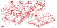 DACHVERKLEIDUNG  für Honda ACCORD TOURER 2.0 ELEGANCE PACK 5 Türen 6 gang-Schaltgetriebe 2015