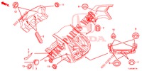 GUMMITUELLE (ARRIERE) für Honda ACCORD TOURER 2.0 ELEGANCE PACK 5 Türen 6 gang-Schaltgetriebe 2015