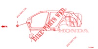 GUMMITUELLE (LATERAL) für Honda ACCORD TOURER 2.0 ELEGANCE PACK 5 Türen 6 gang-Schaltgetriebe 2015