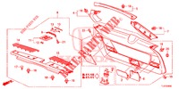 HECKKLAPPENVERKLEIDUNG/ TAFELVERKLEIDUNG, HINTEN(2D)  für Honda ACCORD TOURER 2.0 ELEGANCE PACK 5 Türen 6 gang-Schaltgetriebe 2015