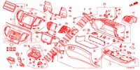 INSTRUMENT, ZIERSTUECK (COTE DE PASSAGER) (LH) für Honda ACCORD TOURER 2.0 ELEGANCE PACK 5 Türen 6 gang-Schaltgetriebe 2015