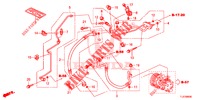 KLIMAANLAGE (FLEXIBLES/TUYAUX) (2.0L) (LH) für Honda ACCORD TOURER 2.0 ELEGANCE PACK 5 Türen 6 gang-Schaltgetriebe 2015
