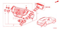 MITTLERES MODUL (NAVIGATION) für Honda ACCORD TOURER 2.0 ELEGANCE PACK 5 Türen 6 gang-Schaltgetriebe 2015