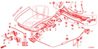 MOTORHAUBE (LH) für Honda ACCORD TOURER 2.0 ELEGANCE PACK 5 Türen 6 gang-Schaltgetriebe 2015