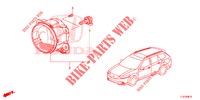 NEBELSCHEINWERFER  für Honda ACCORD TOURER 2.0 ELEGANCE PACK 5 Türen 6 gang-Schaltgetriebe 2015