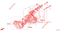 DROSSELKLAPPENGEHAEUSE (2.0L) für Honda ACCORD TOURER 2.0 EXECUTIVE 5 Türen 5 gang automatikgetriebe 2015