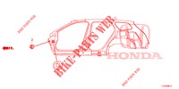 GUMMITUELLE (LATERAL) für Honda ACCORD TOURER 2.0 EXECUTIVE 5 Türen 5 gang automatikgetriebe 2015