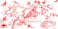 RADIOANTENNE/LAUTSPRECHER (LH) für Honda ACCORD TOURER 2.0 EXECUTIVE 5 Türen 5 gang automatikgetriebe 2015
