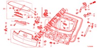 HECKKLAPPENPLATTE(2D)  für Honda ACCORD TOURER 2.0 S 5 Türen 5 gang automatikgetriebe 2015