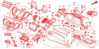 INSTRUMENT, ZIERSTUECK (COTE DE PASSAGER) (LH) für Honda ACCORD TOURER 2.0 S 5 Türen 5 gang automatikgetriebe 2015