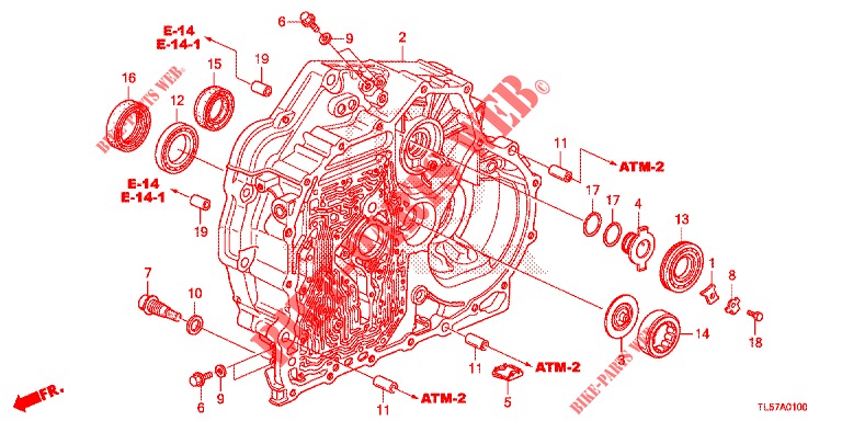DREHMOMENTWANDLER  für Honda ACCORD TOURER 2.0 S 5 Türen 5 gang automatikgetriebe 2015