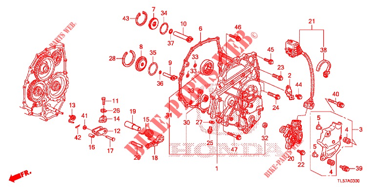 L. SEITENABDECKUNG  für Honda ACCORD TOURER 2.0 S 5 Türen 5 gang automatikgetriebe 2015