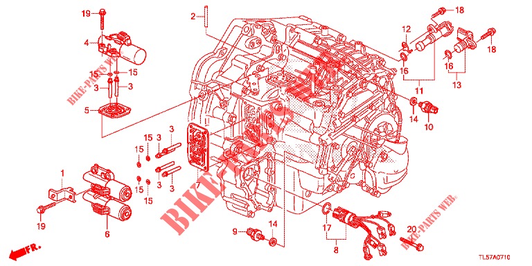 SPUELREGLER MAGNETVENTIL VENTIL('94,'95)  für Honda ACCORD TOURER 2.0 S 5 Türen 5 gang automatikgetriebe 2015