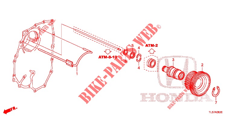 ZWISCHENWELLE  für Honda ACCORD TOURER 2.0 S 5 Türen 5 gang automatikgetriebe 2015