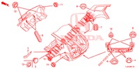 GUMMITUELLE (ARRIERE) für Honda ACCORD TOURER 2.0 ELEGANCE 5 Türen 5 gang automatikgetriebe 2015