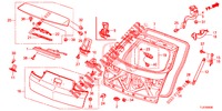 HECKKLAPPENPLATTE(2D)  für Honda ACCORD TOURER 2.0 ELEGANCE 5 Türen 5 gang automatikgetriebe 2015