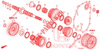 SEKUNDAERWELLE  für Honda ACCORD TOURER 2.0 ELEGANCE 5 Türen 5 gang automatikgetriebe 2015