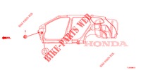 GUMMITUELLE (LATERAL) für Honda ACCORD TOURER 2.0 ELEGANCE PACK 5 Türen 5 gang automatikgetriebe 2015