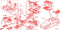 INNENLEUCHTE (2) für Honda ACCORD TOURER 2.0 ELEGANCE PACK 5 Türen 5 gang automatikgetriebe 2015